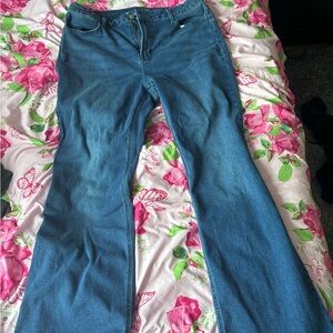 Old Navy Blue Denim Wow Flare Jeans